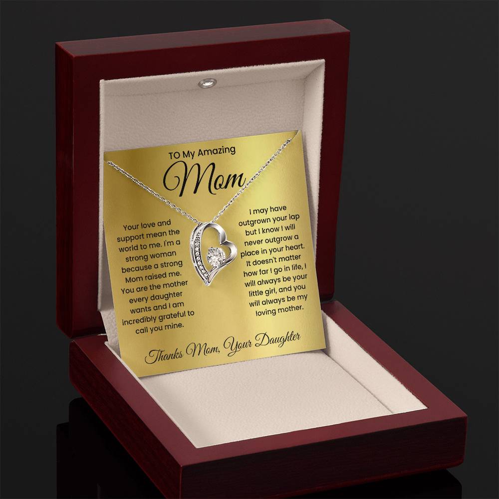 Thanks Mom -Forever Love Necklace From Daughter