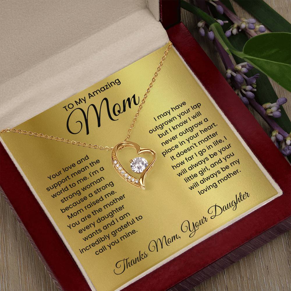 Thanks Mom -Forever Love Necklace From Daughter