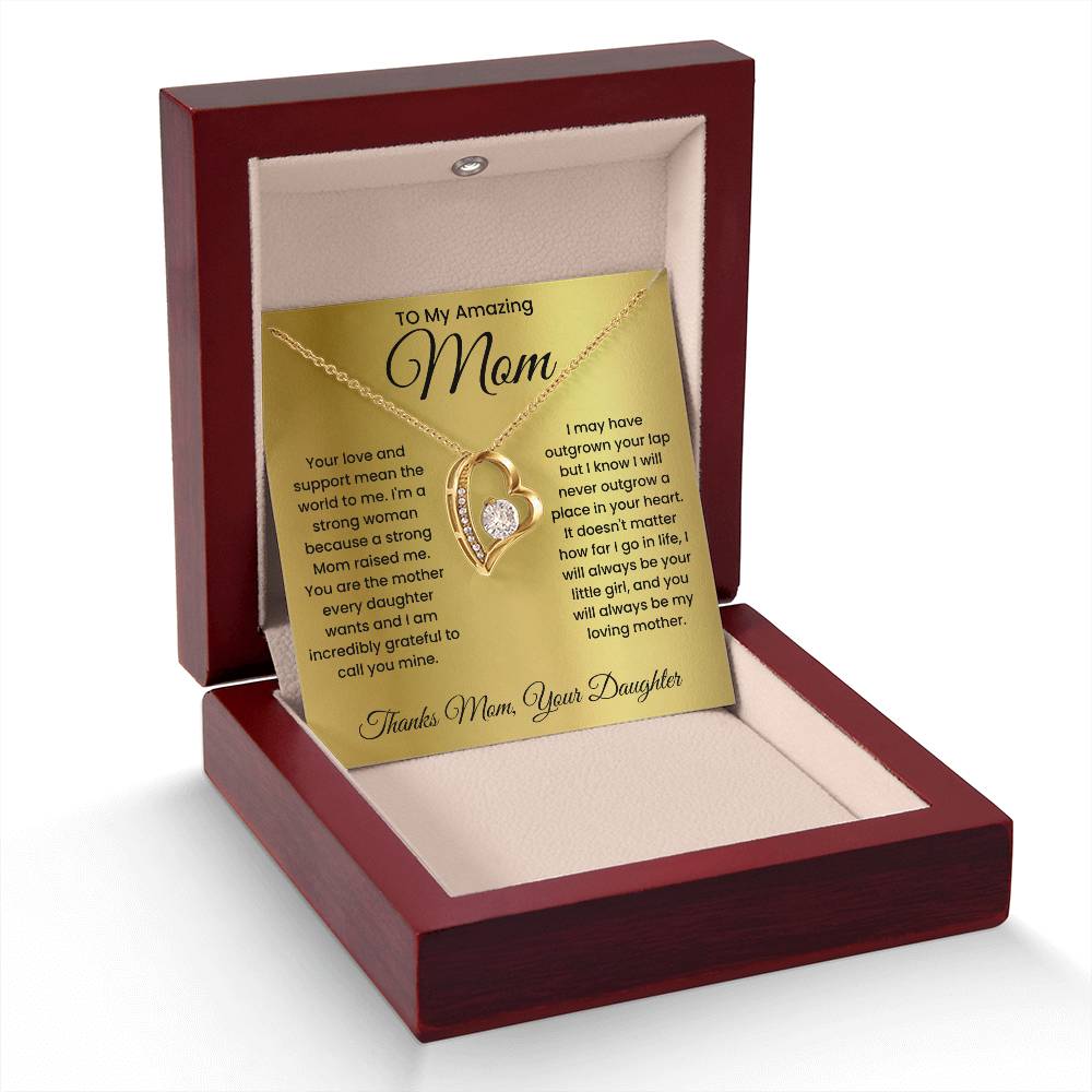 Thanks Mom -Forever Love Necklace From Daughter