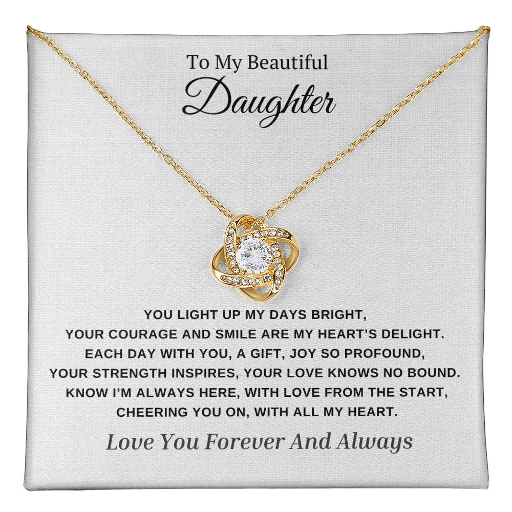 YOU LIGHT UP MY DAYS BRIGHT- FOREVER TOGETHER NECKLACE