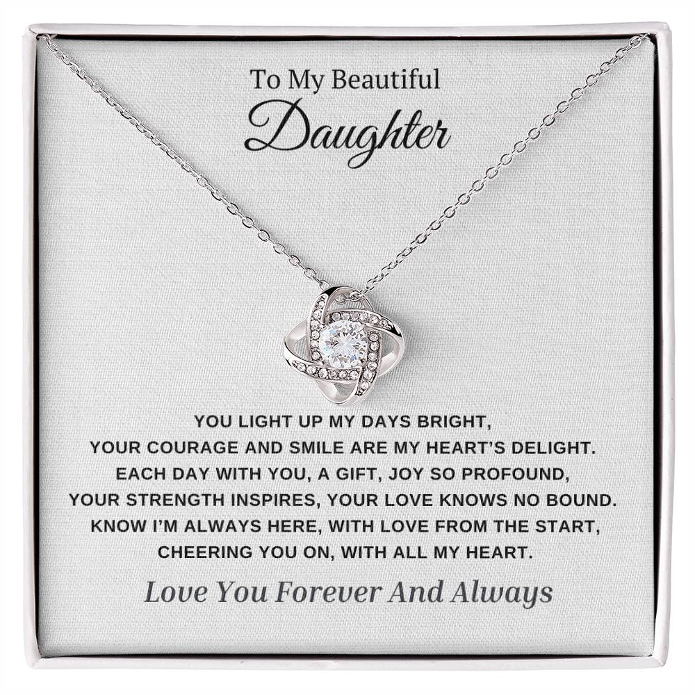 YOU LIGHT UP MY DAYS BRIGHT- FOREVER TOGETHER NECKLACE