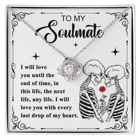 Soulmate-End Of Time Love Knot Necklace