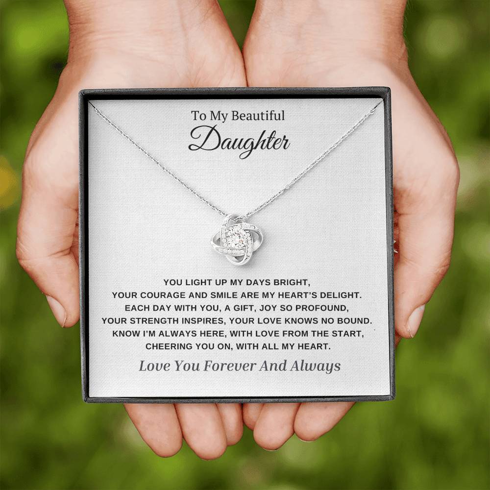 YOU LIGHT UP MY DAYS BRIGHT- FOREVER TOGETHER NECKLACE