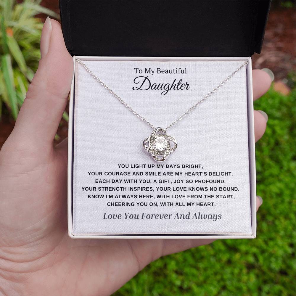 YOU LIGHT UP MY DAYS BRIGHT- FOREVER TOGETHER NECKLACE