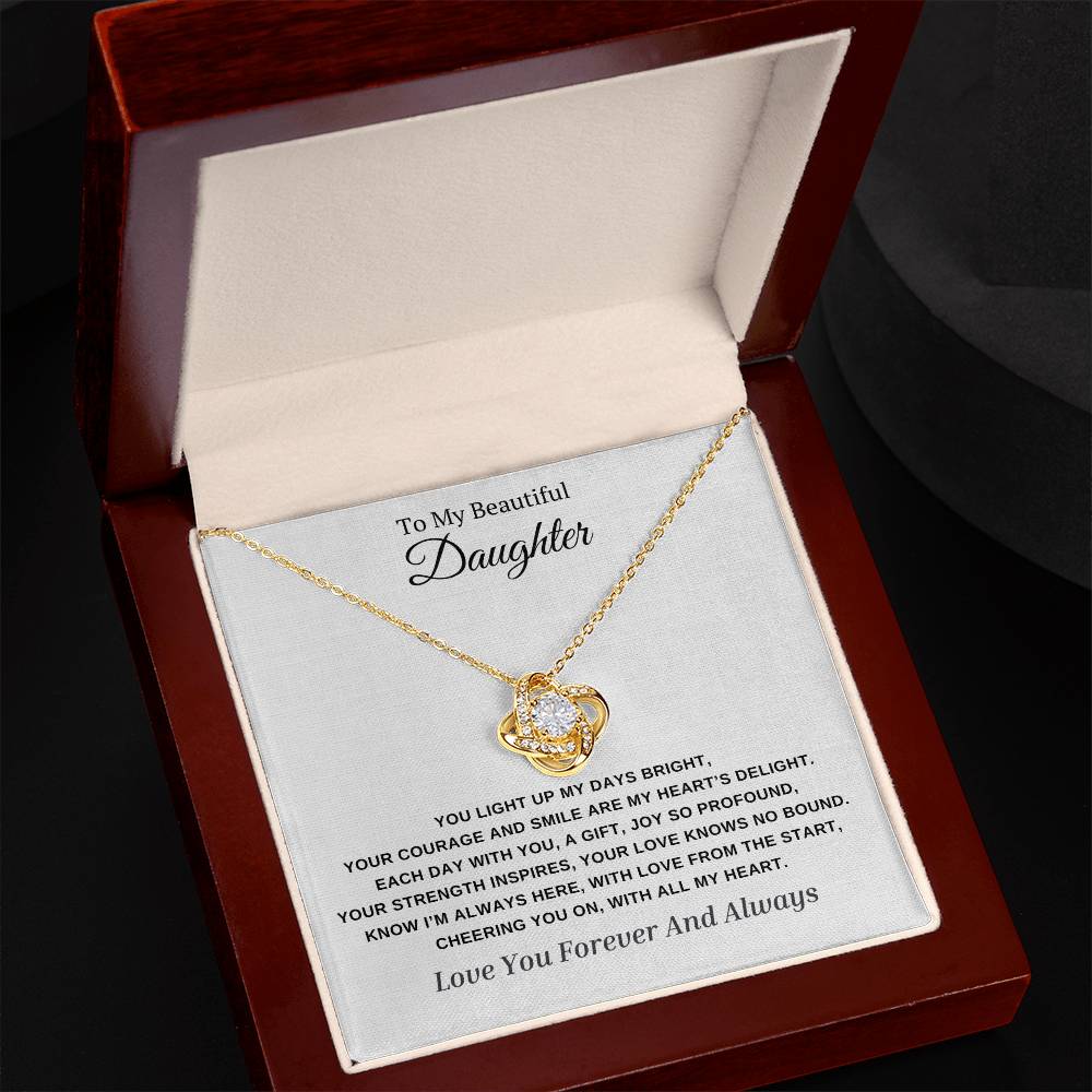 YOU LIGHT UP MY DAYS BRIGHT- FOREVER TOGETHER NECKLACE