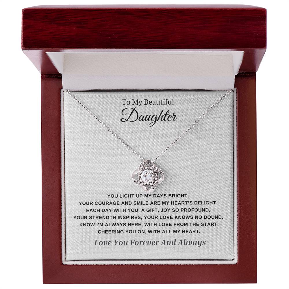 YOU LIGHT UP MY DAYS BRIGHT- FOREVER TOGETHER NECKLACE