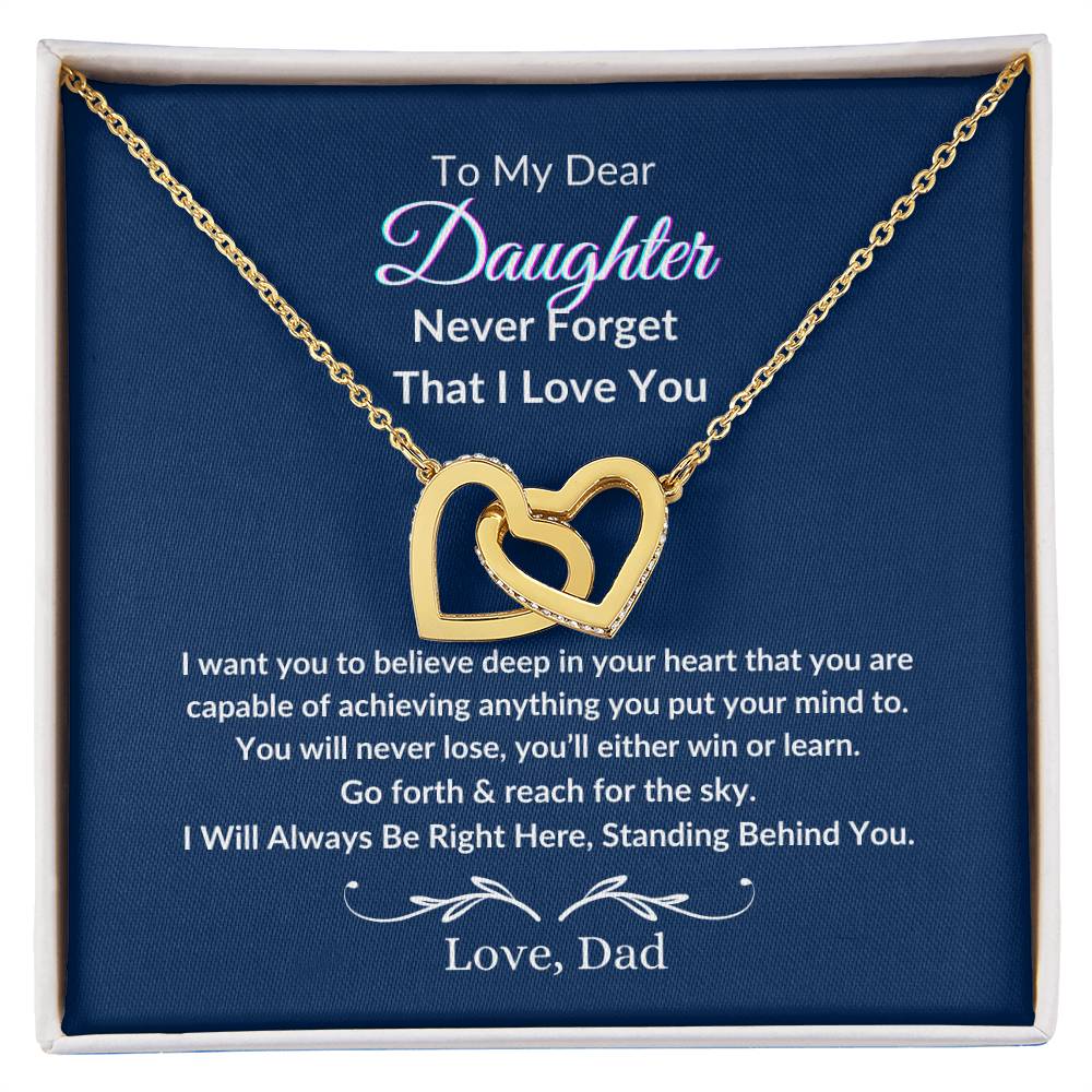 Interlocking Hearts Necklace, Reach For The Sky