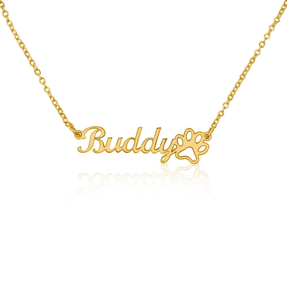 Collar con nombre de pata: para las mamás orgullosas del perro😊