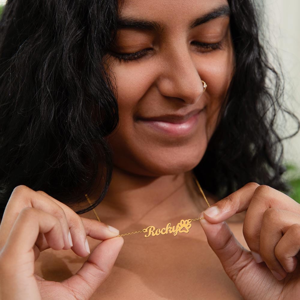 Collar con nombre de pata: para las mamás orgullosas del perro😊