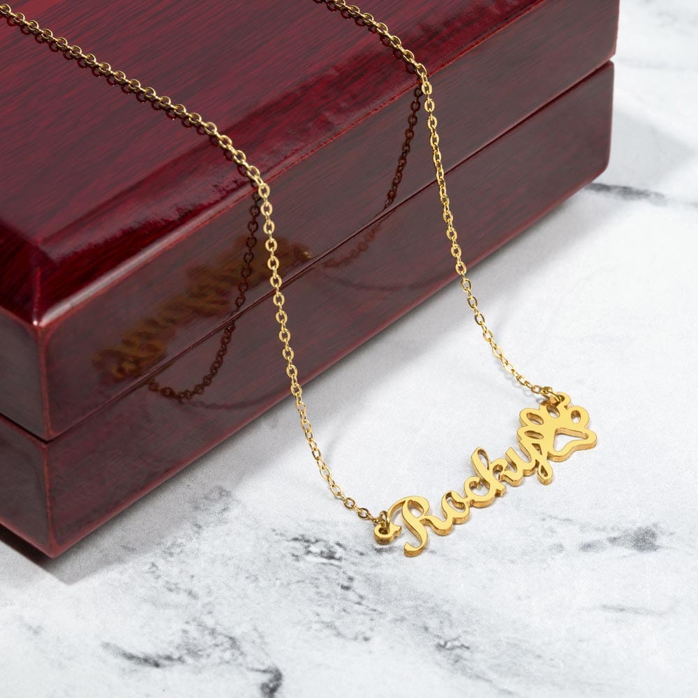 Collar con nombre de pata: para las mamás orgullosas del perro😊