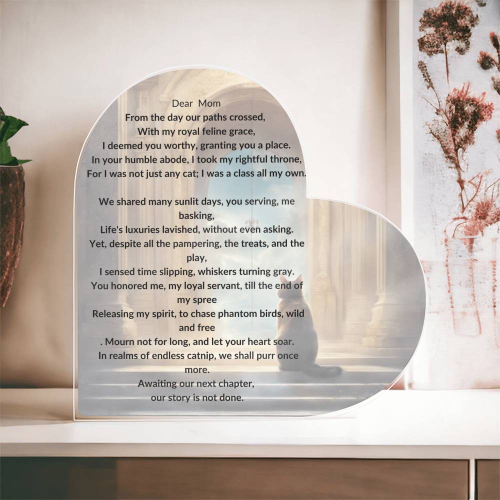 Placa conmemorativa del gato mimado