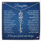 Without The Rain, There Would Be No Flowers-Custom Flower And  Name Necklace-