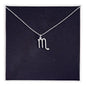 Collar delicado con el signo del zodíaco