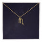 Collar delicado con el signo del zodíaco