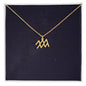 Collar delicado con el signo del zodíaco