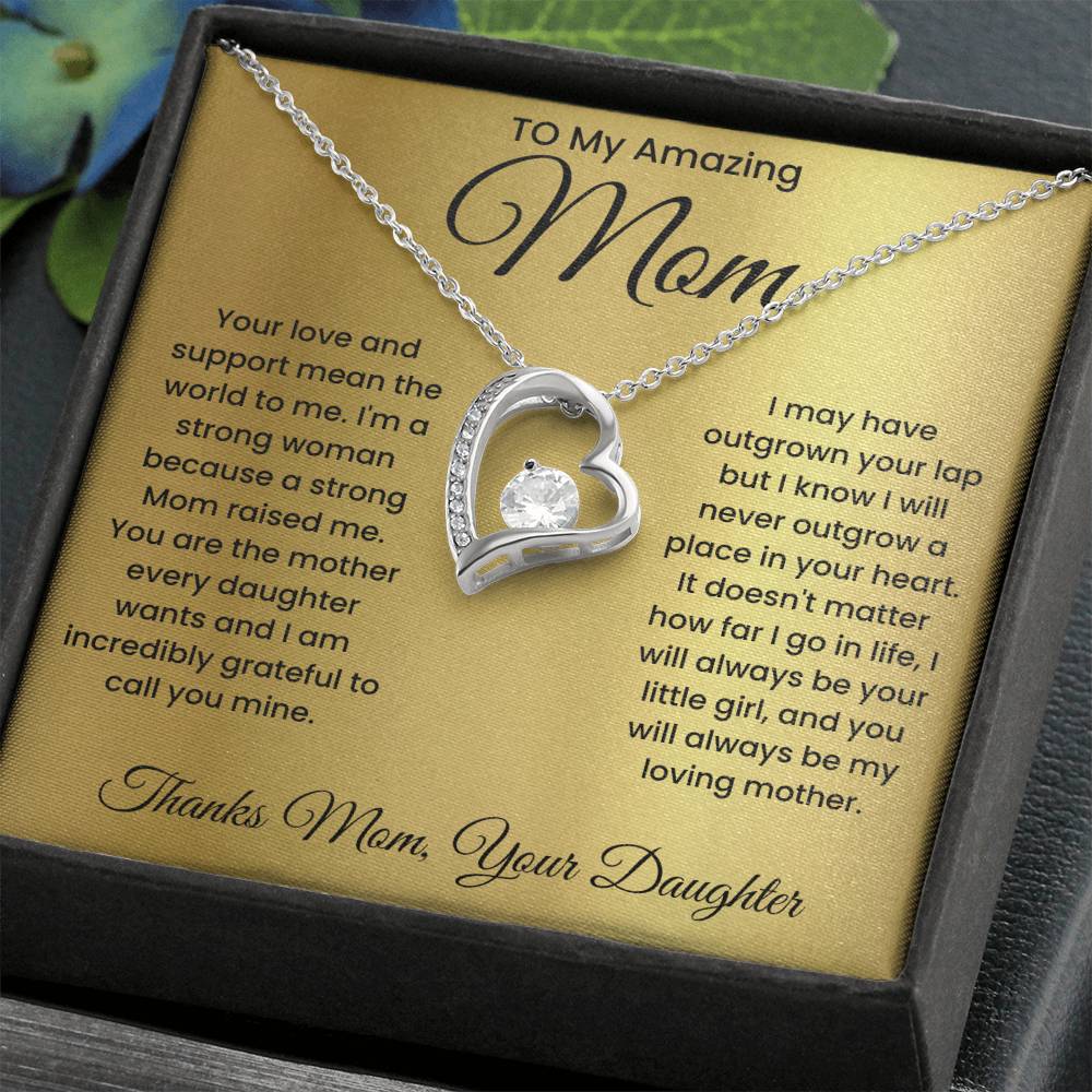 Thanks Mom -Forever Love Necklace From Daughter