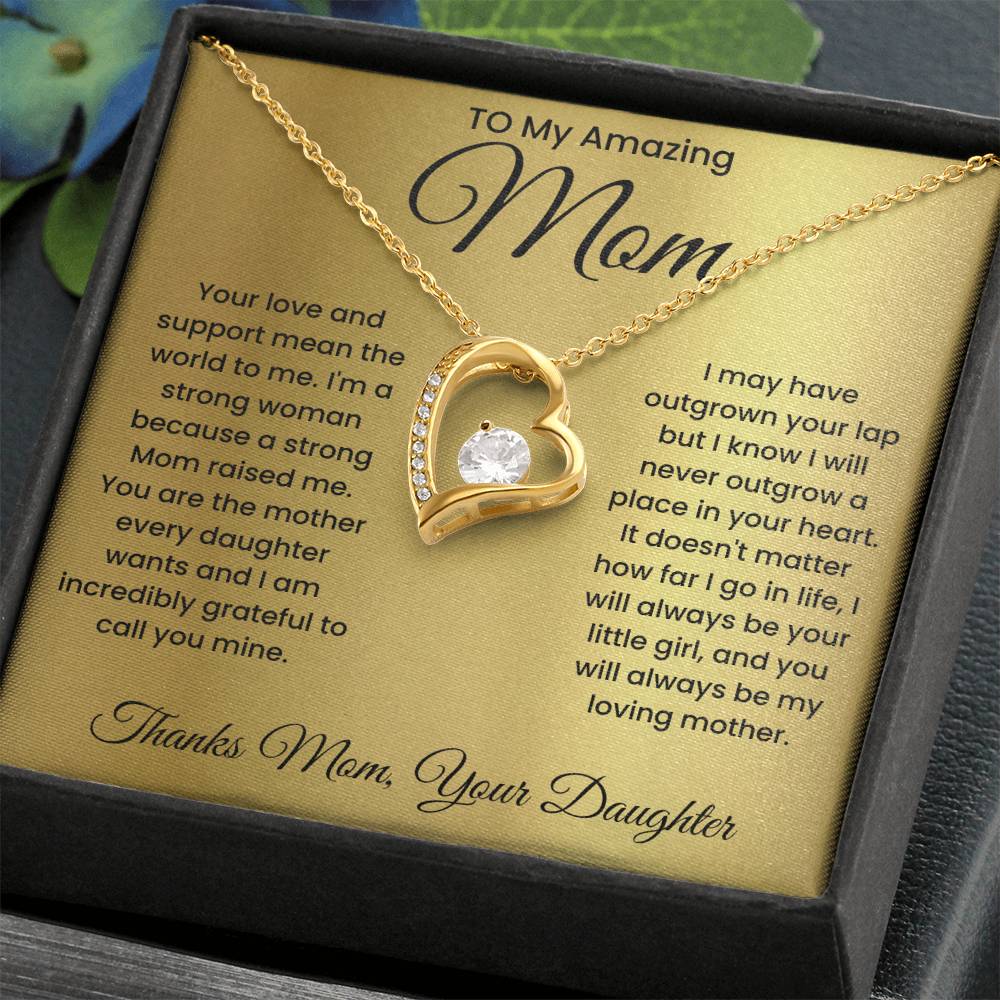 Thanks Mom -Forever Love Necklace From Daughter