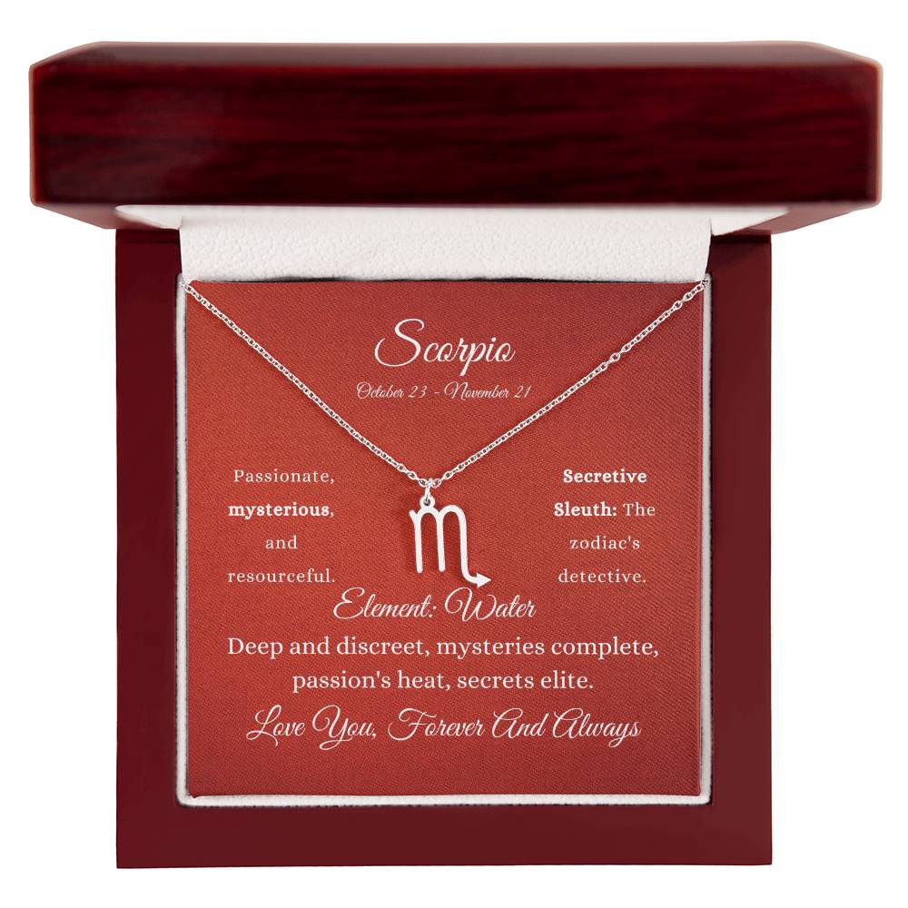 Collar del Zodíaco Escorpio