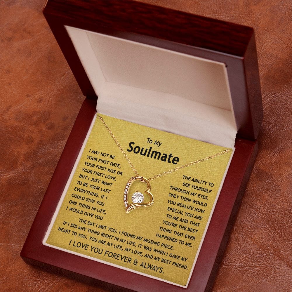 Collar de amor para siempre a mi alma gemela