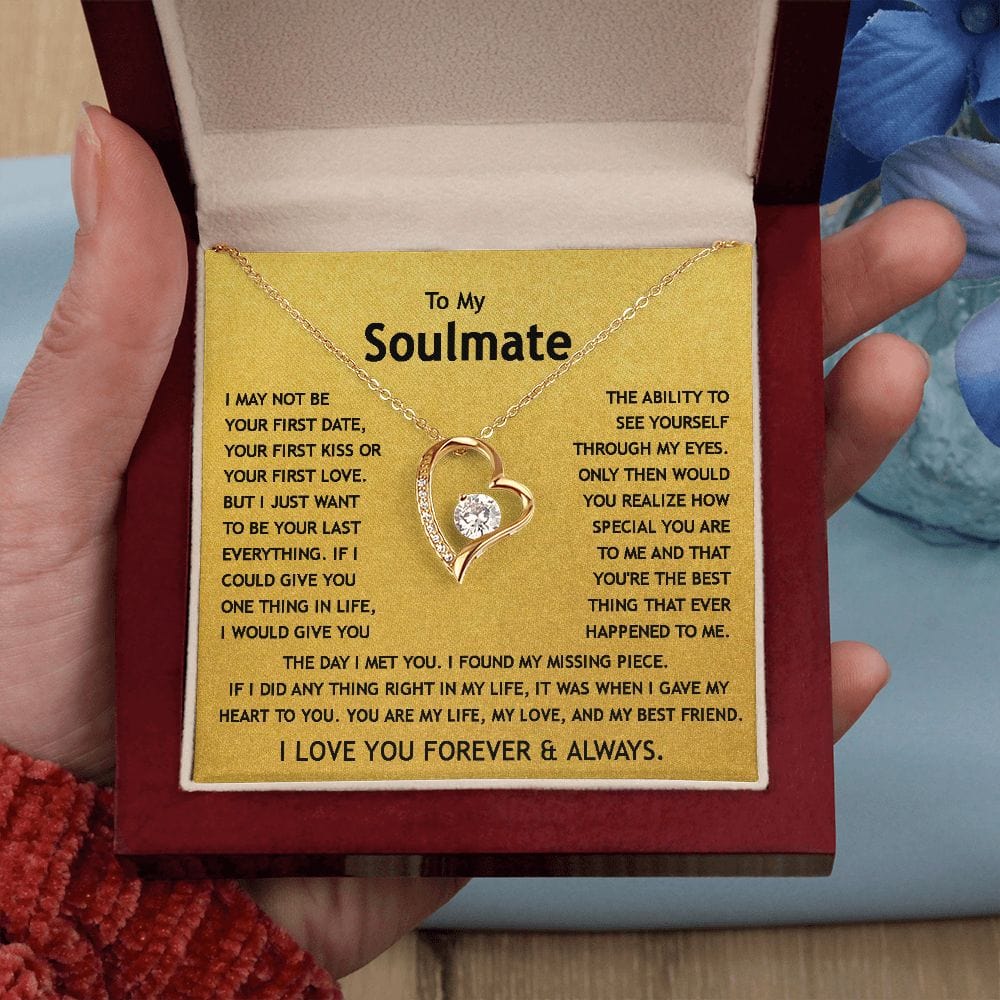 Collar de amor para siempre a mi alma gemela