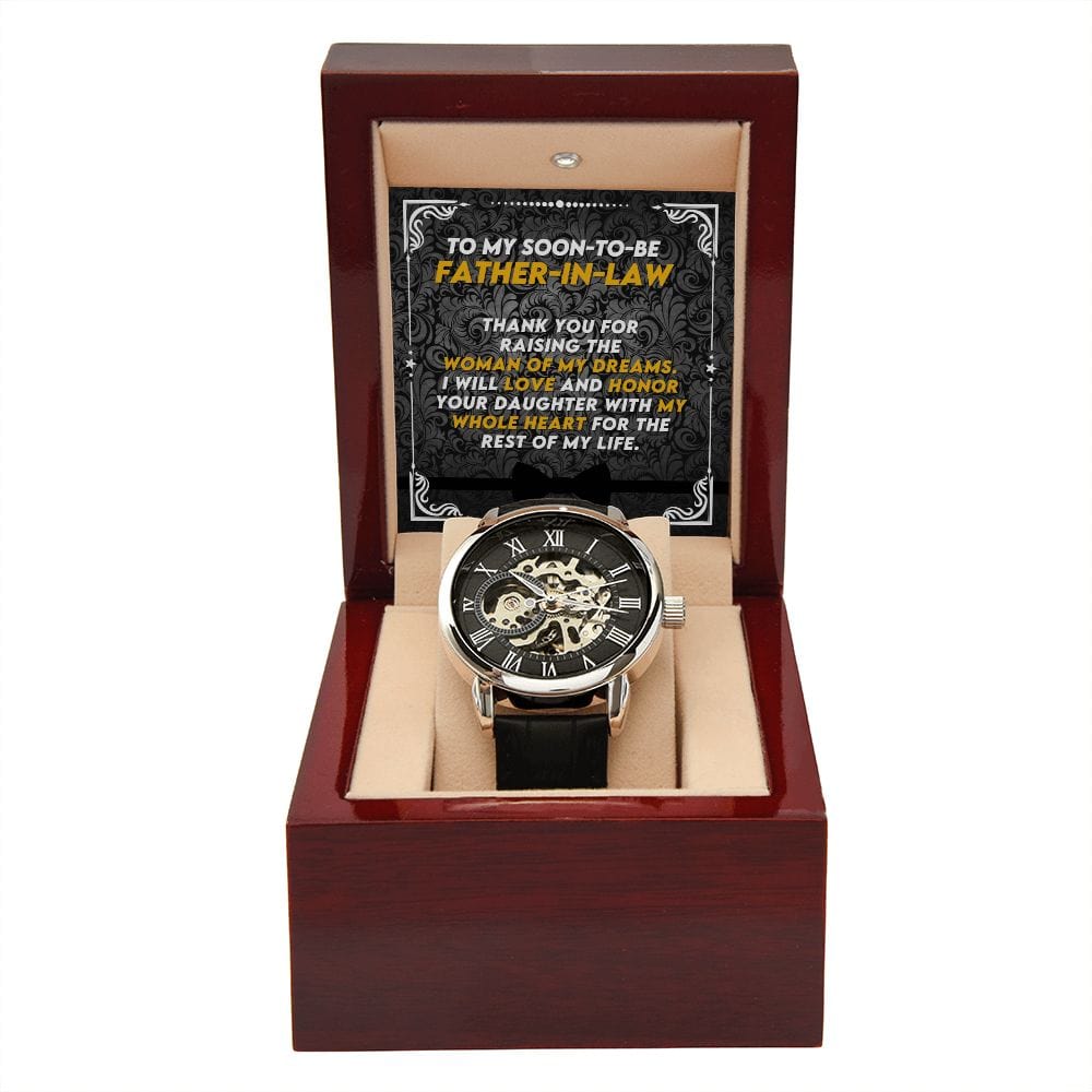 Reloj calado que pronto será suegro