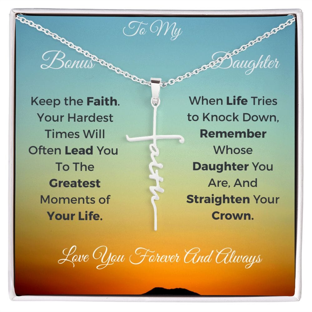 Cruz de fe para hija extra 2