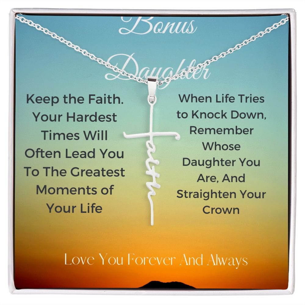 CRUZ DE FE ESTILO 3 PARA HIJA BONIFICADA