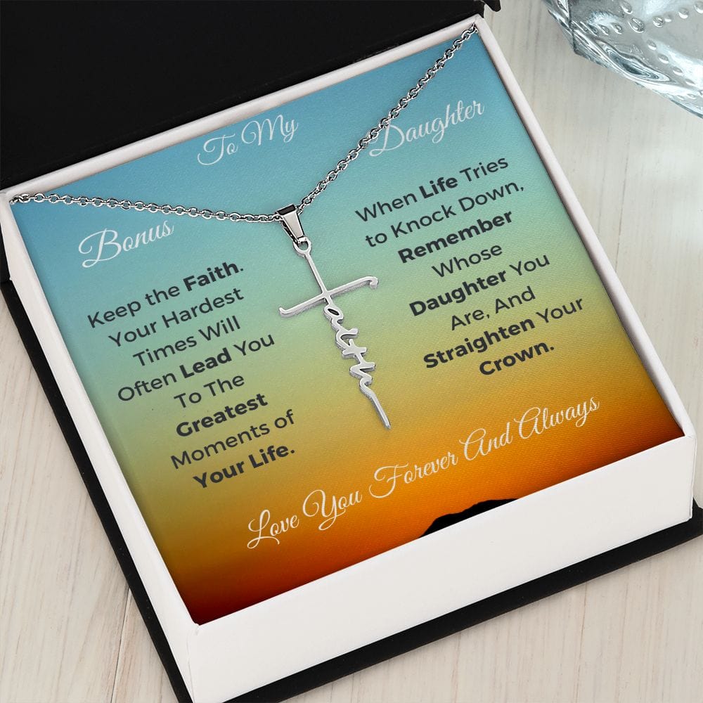 Cruz de fe para hija extra 2