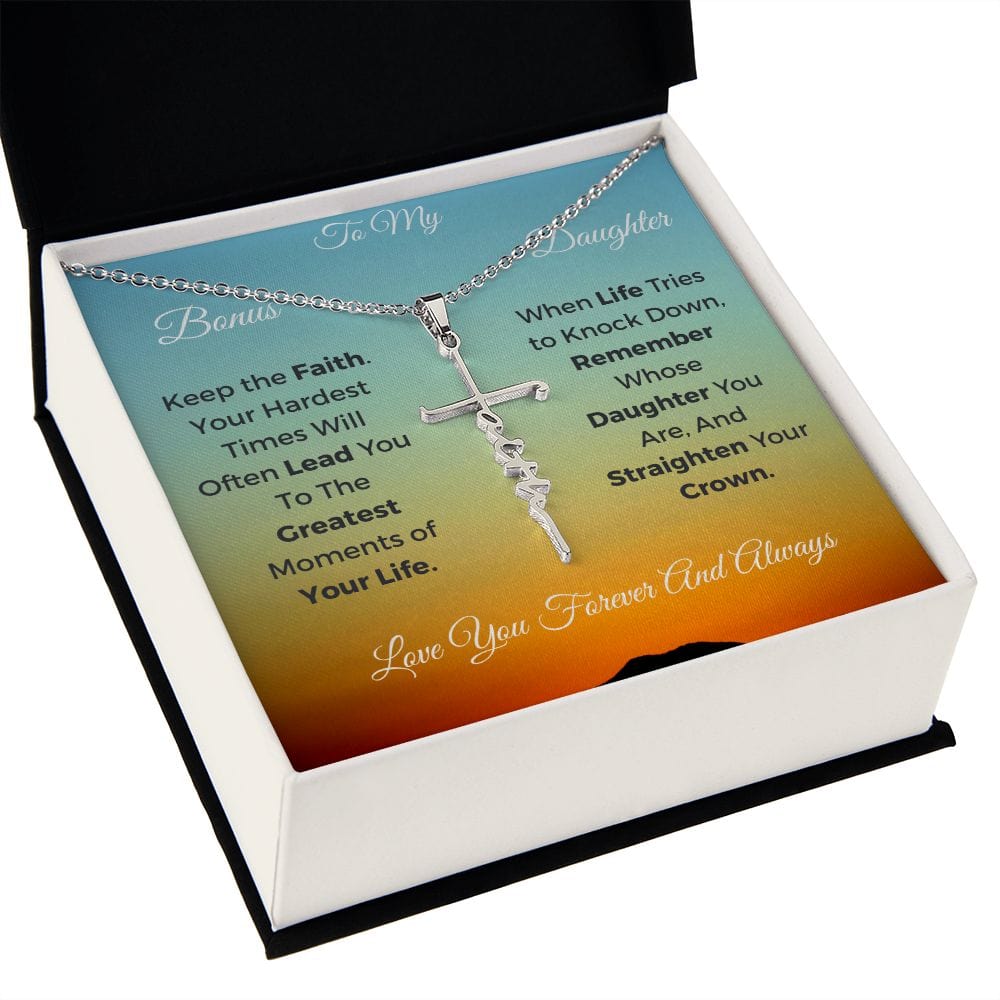 Cruz de fe para hija extra 2