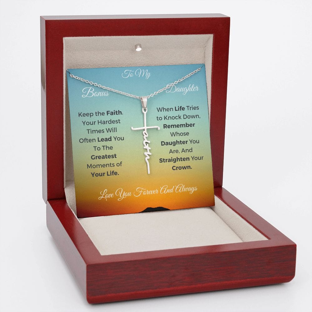 Cruz de fe para hija extra 2