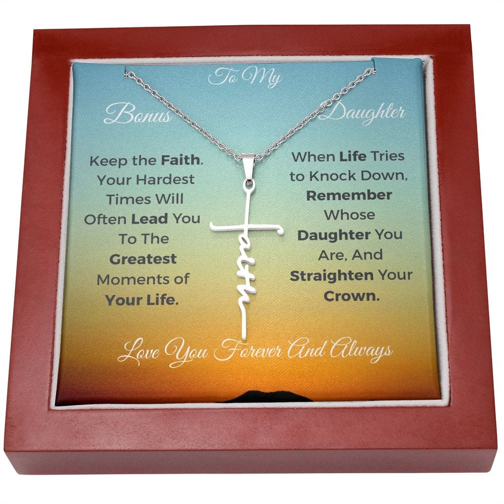 Cruz de fe para hija extra 2