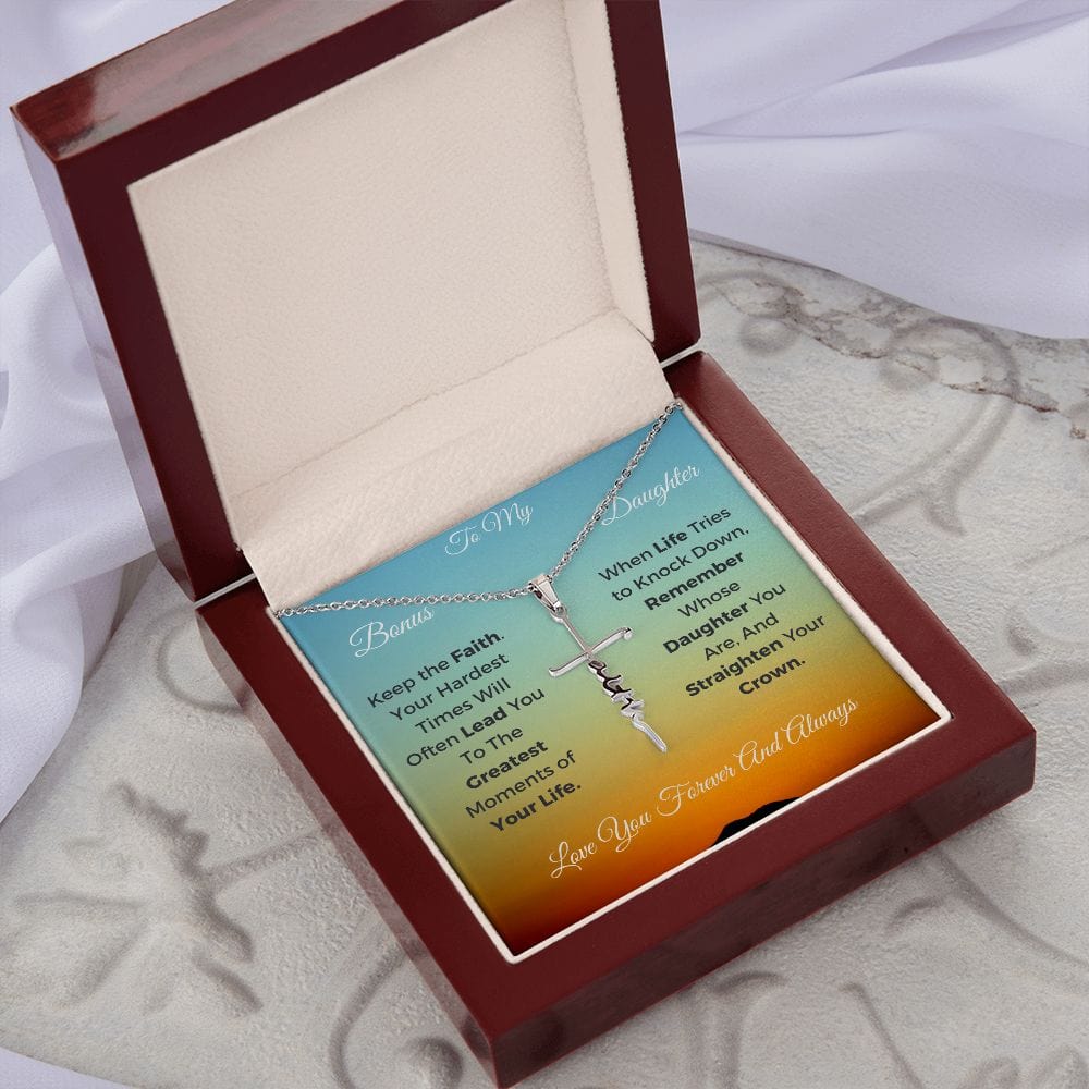 Cruz de fe para hija extra 2