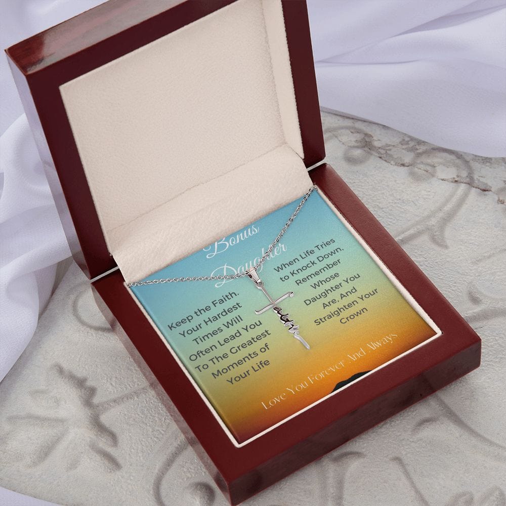 CRUZ DE FE ESTILO 3 PARA HIJA BONIFICADA