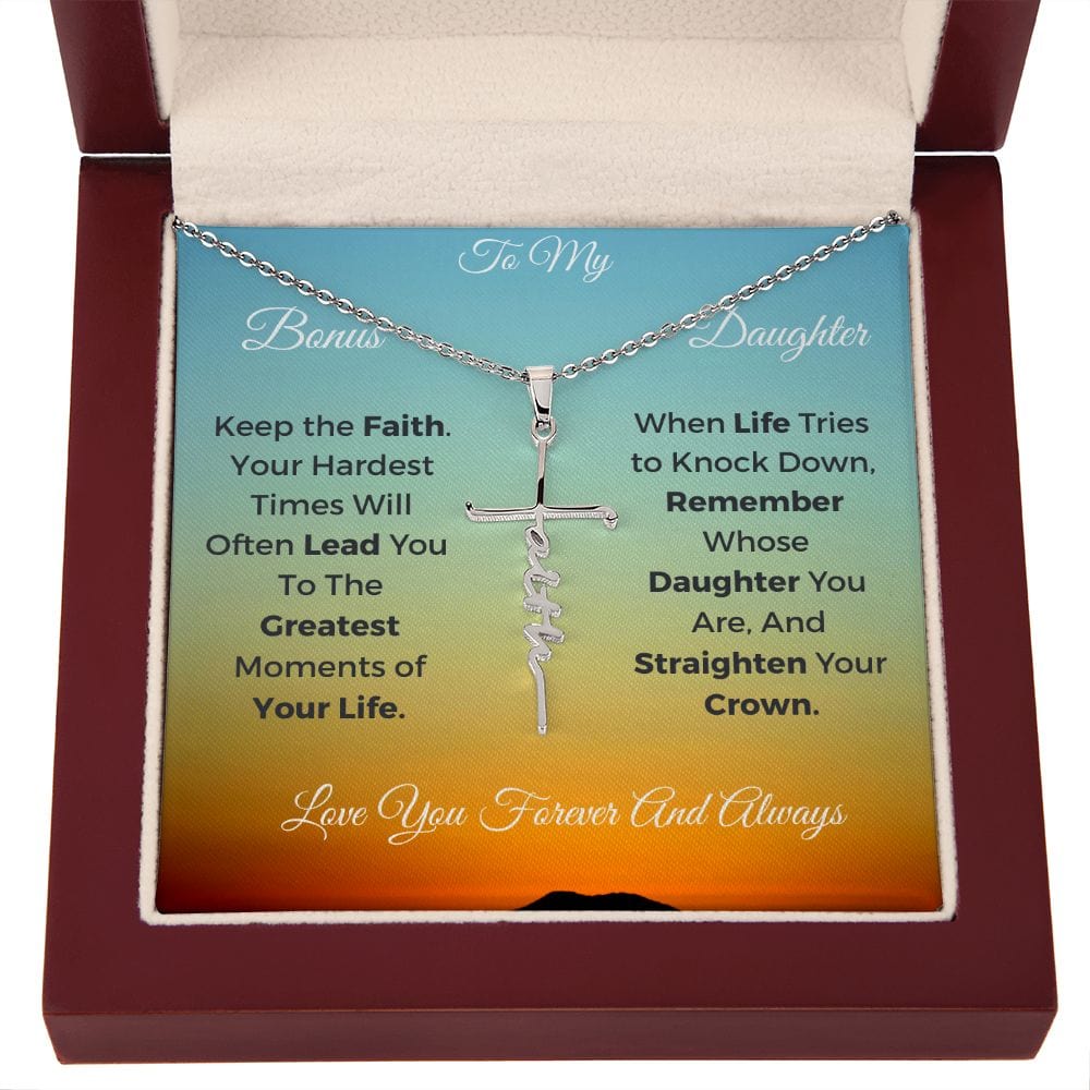 Cruz de fe para hija extra 2