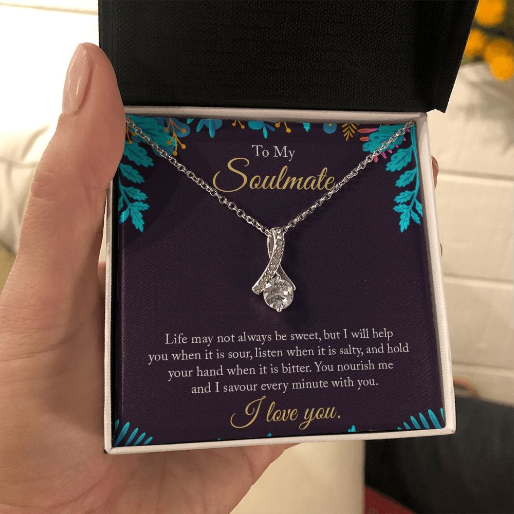 Para mi alma gemela: la vida puede no ser siempre un collar de belleza dulce y seductor