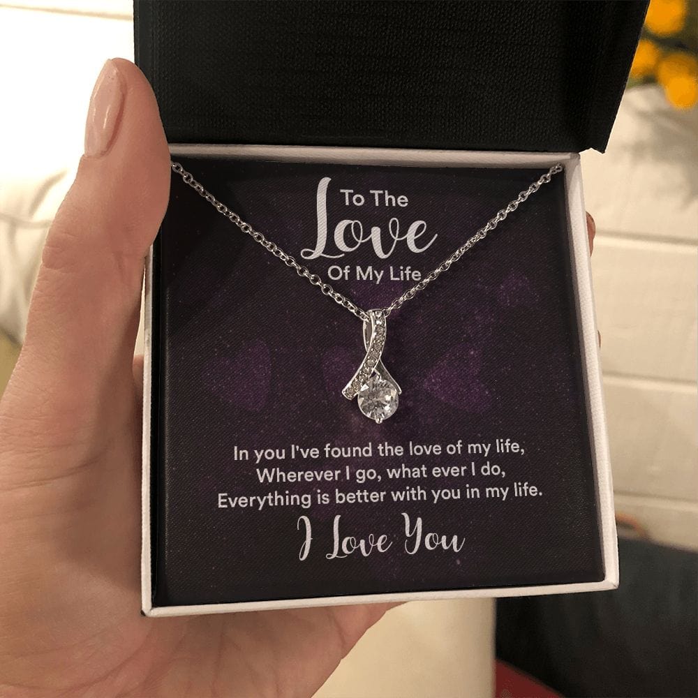 Al amor de mi vida, en ti he encontrado: collar de belleza seductora