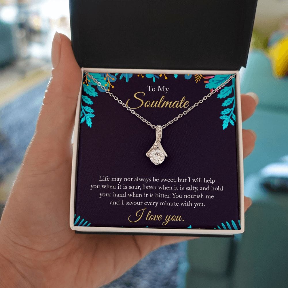 Para mi alma gemela: la vida puede no ser siempre un collar de belleza dulce y seductor