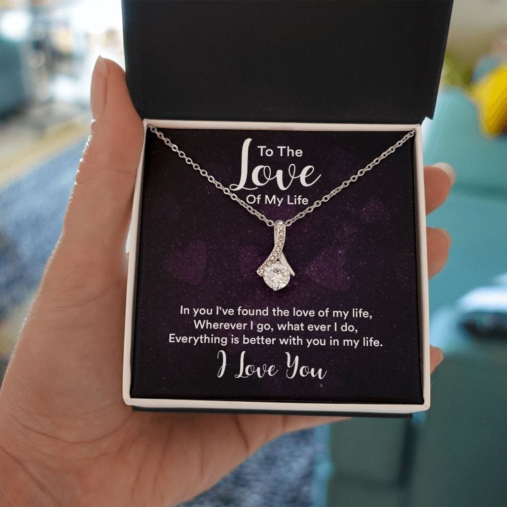 Al amor de mi vida, en ti he encontrado: collar de belleza seductora