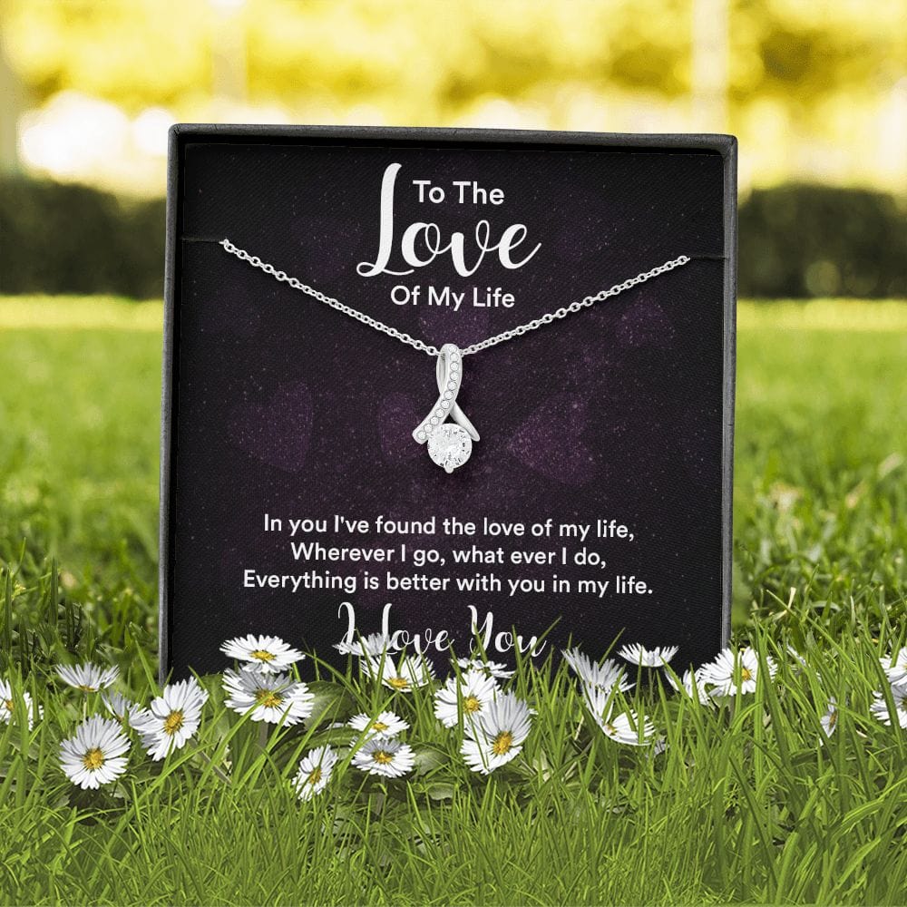 Al amor de mi vida, en ti he encontrado: collar de belleza seductora