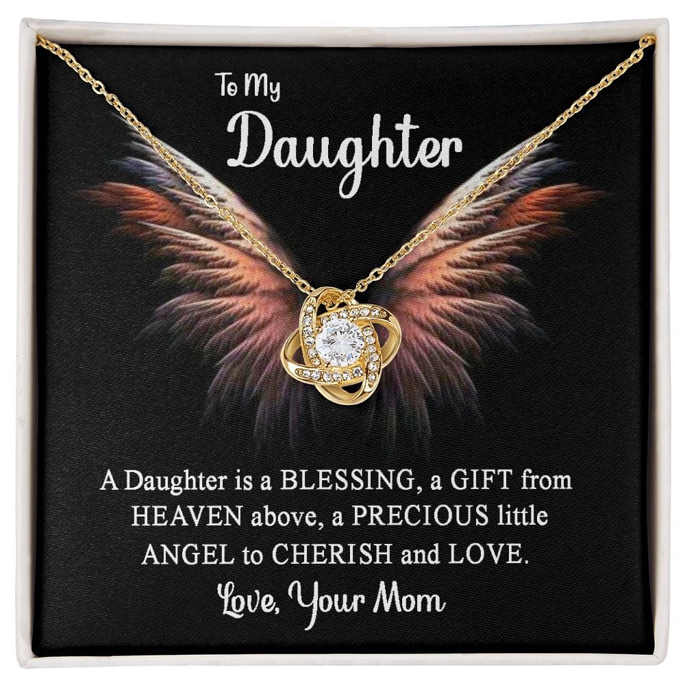 A mi hija - Collar con nudo de amor