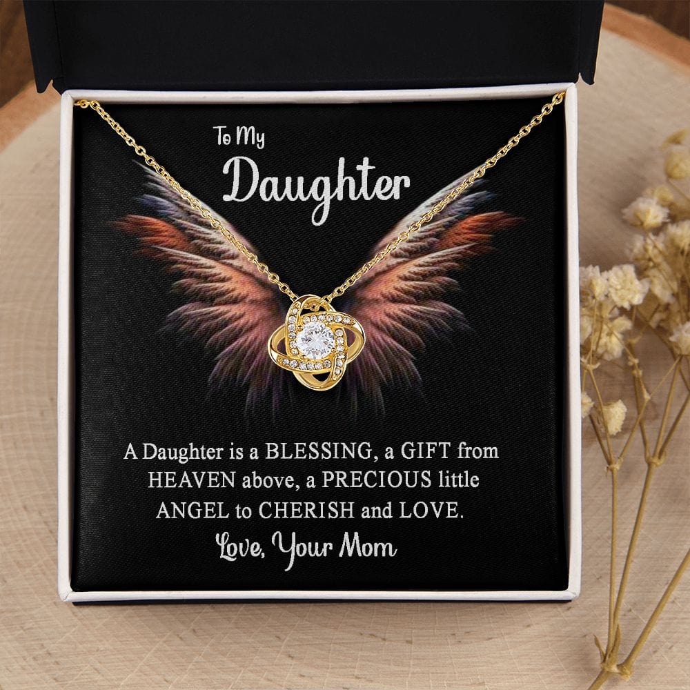 A mi hija - Collar con nudo de amor