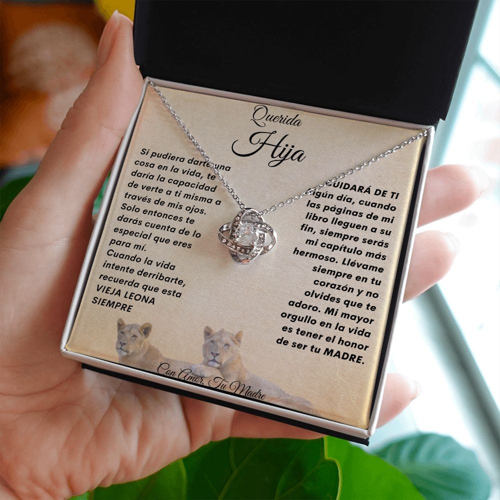 Collar Nudo De Amor Para Mi Hija-De Mama