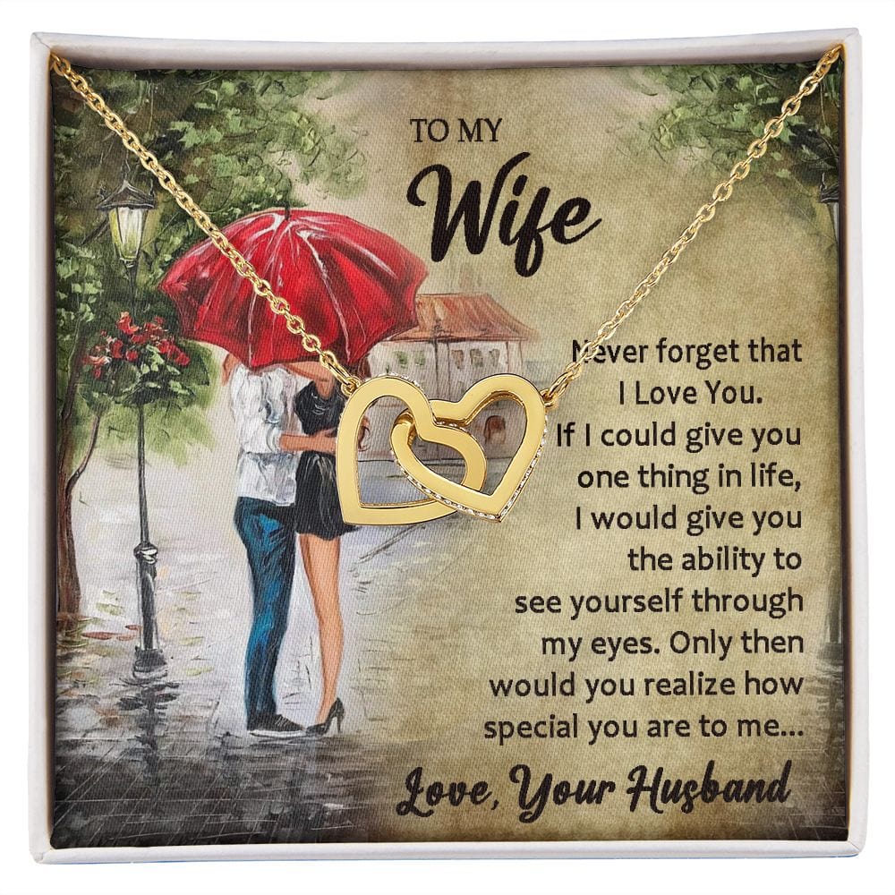 A mi esposa: mírate a través de mis ojos.