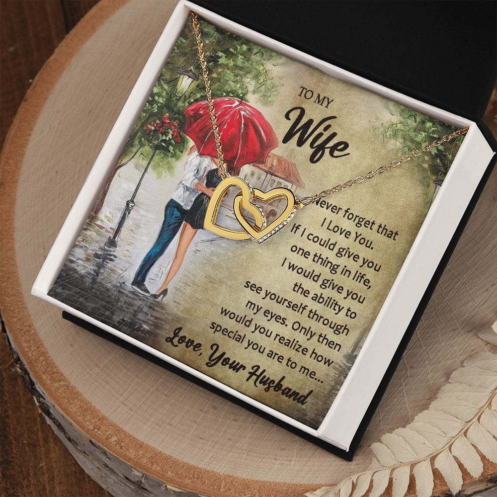 A mi esposa: mírate a través de mis ojos.