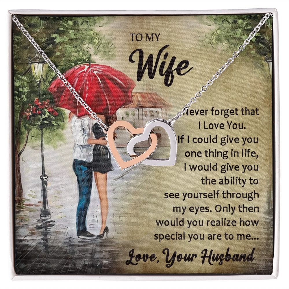 A mi esposa: mírate a través de mis ojos.