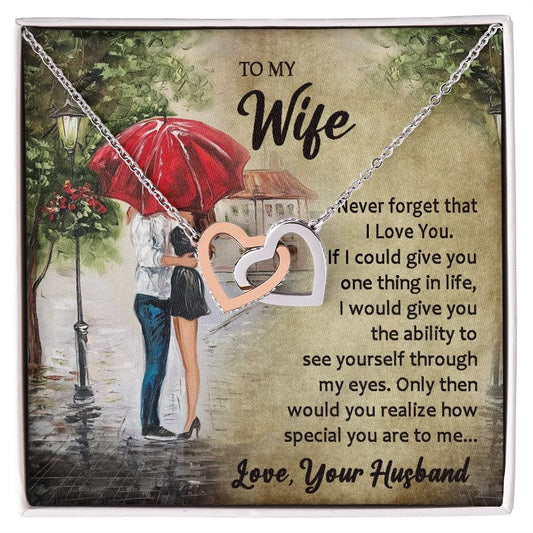 A mi esposa: mírate a través de mis ojos.