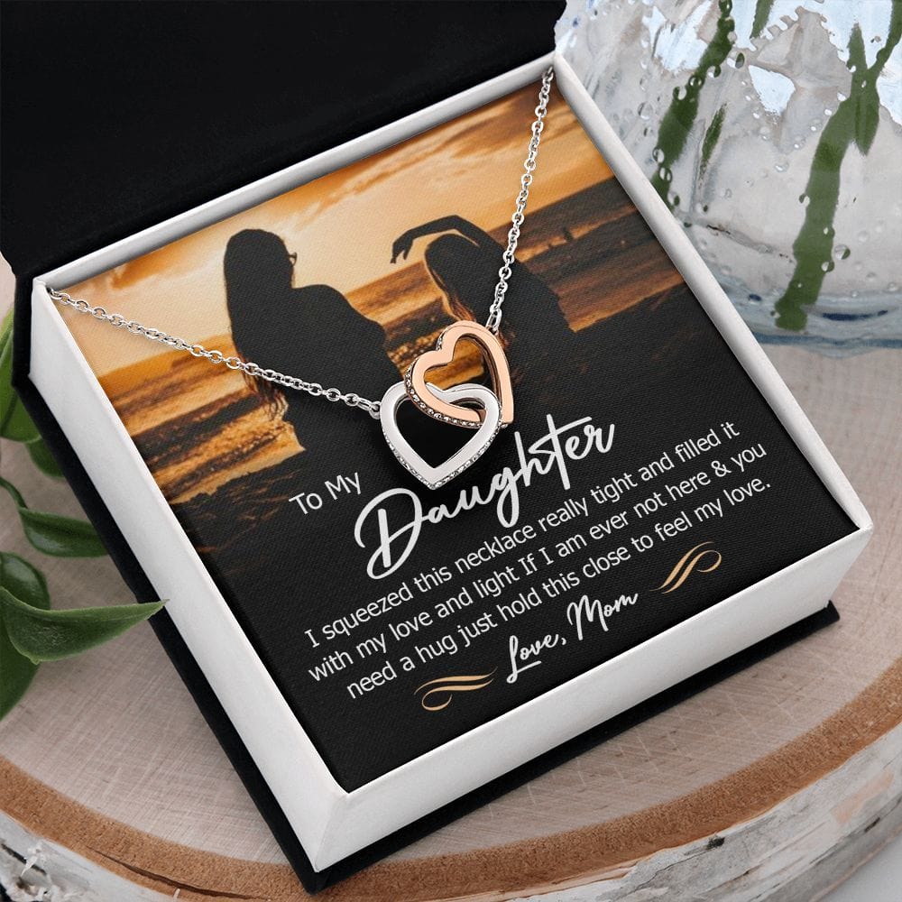 A mi hija, abrázala fuerte para sentir mi amor.