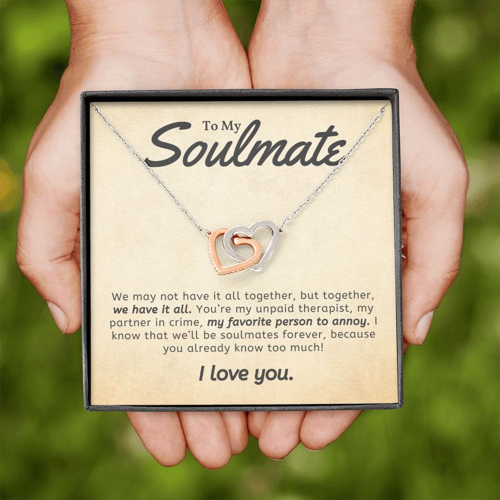 Corazones entrelazados de alma gemela: juntos lo tenemos todo