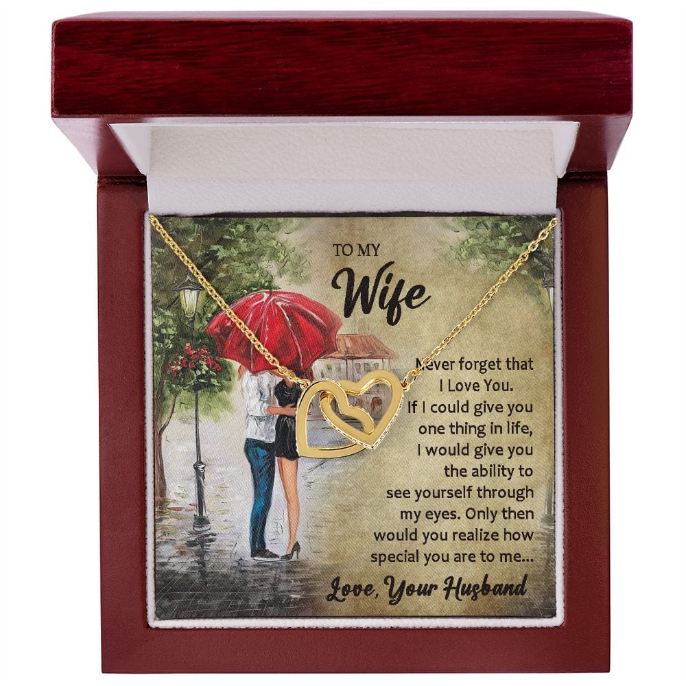 A mi esposa: mírate a través de mis ojos.