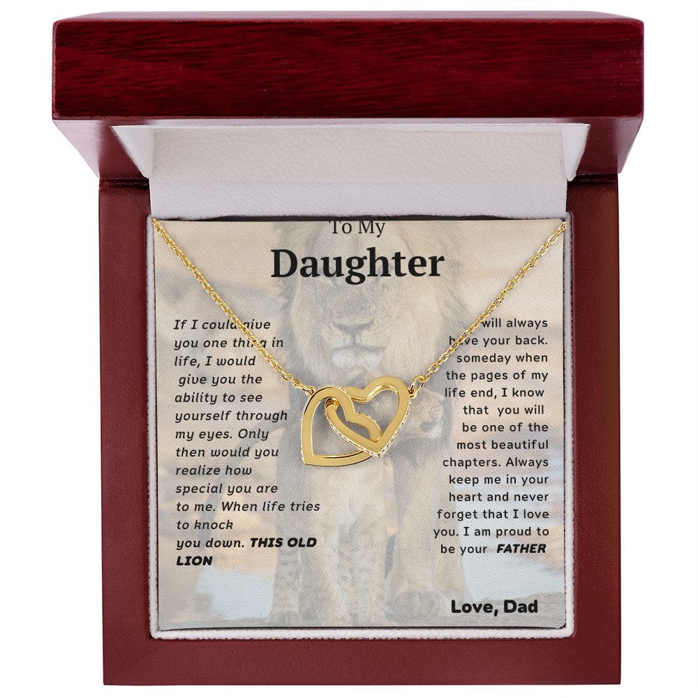 Corazones entrelazados para la hija de papá